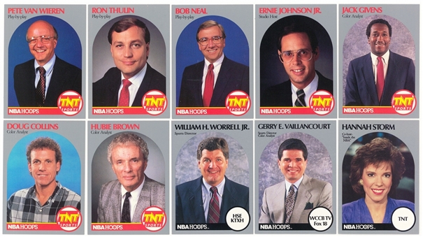 1990-91 NBA Hoops Announcers Collection (58 Different)